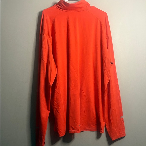 Nike Running Bright Orange 1/2-Zip Top XXL - Picture 3 of 3